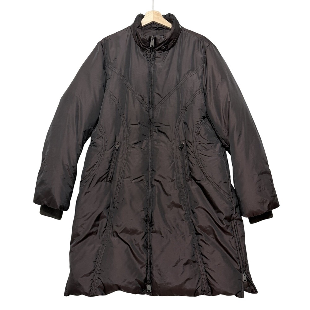 Via Spiga Brown Down Puffer Coat‎